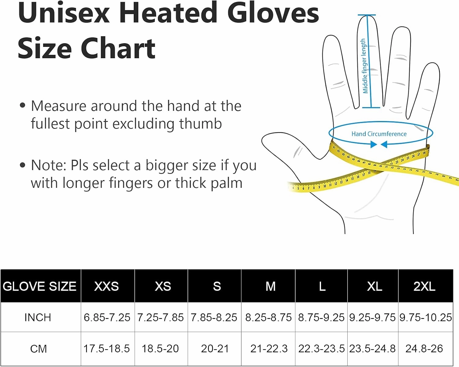 SNOW DEER Heated Ski Mittens for Men Women, Electric Mitts Gloves Rechargeable Battery Heated Hand Glove for Arthritis Skiing Hiking