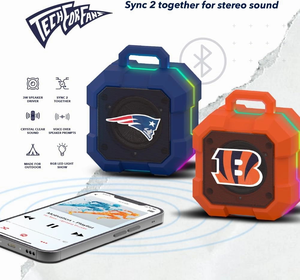 SOAR NHL ShockBox LED Wireless Bluetooth Speaker