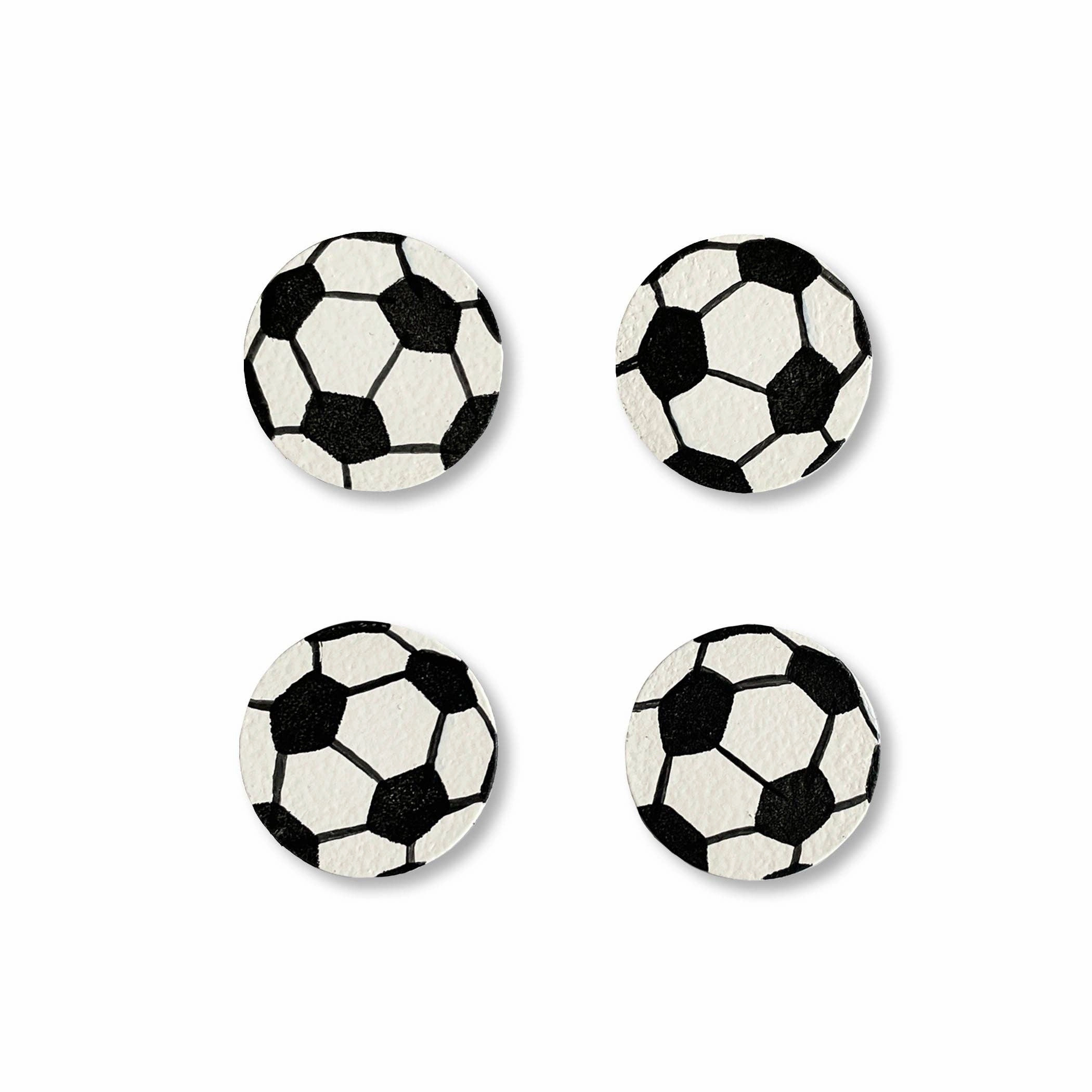 Soccer Ball Magnets Set of 4