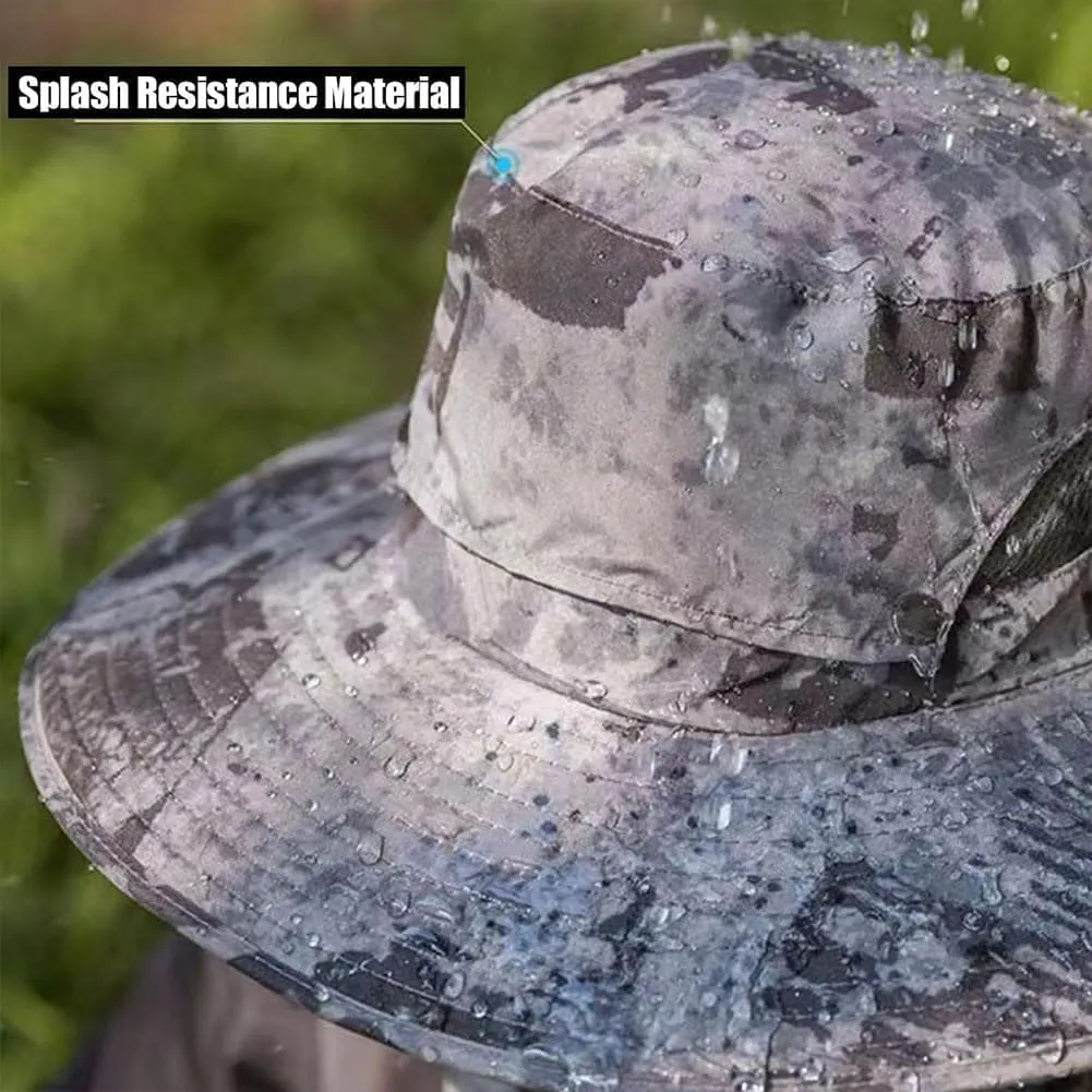 Solar-Powered Wide Brim Hat with USB Charging Fan – Removable & Rechargeable Sun Hat for Men & Women – Outdoor, Fishing