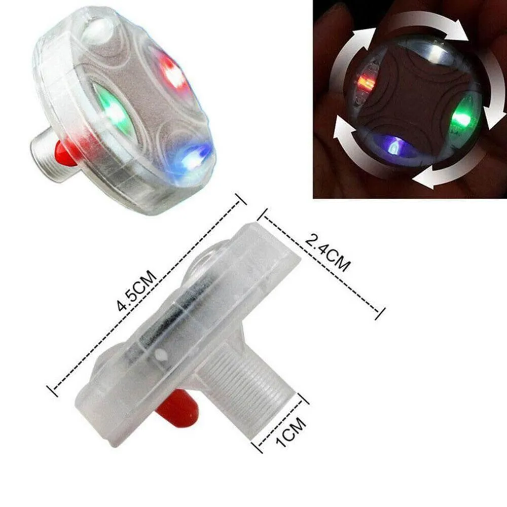 Solar RGB LED Tire Light - Auto-Illuminating Car Accessory
