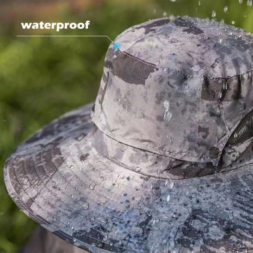 Solar Fan Hats for Men Women,Hat with Fans Solar Power,Outdoor Wide Brim Sun Hat with 2 Solar F-an