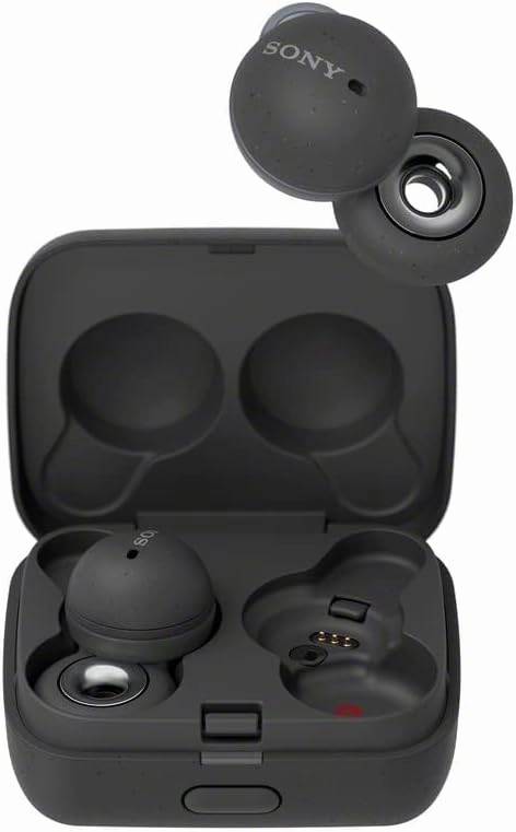 Sony LinkBuds Truly Wireless Earbud Headphones with an Open-Ring Design for Ambient Sounds and Alexa Built-in, Bluetooth Ear Buds Compatible with iPhone and Android, Gray
