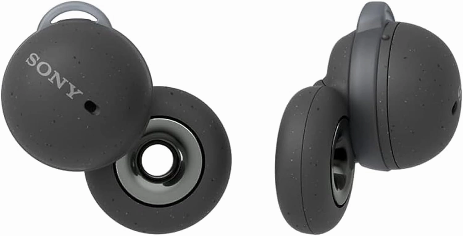 Sony LinkBuds Truly Wireless Earbud Headphones with an Open-Ring Design for Ambient Sounds and Alexa Built-in, Bluetooth Ear Buds Compatible with iPhone and Android, Gray
