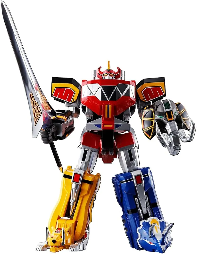 Soul of Chogokin Dinosaur Squadron Jewranger, Beast Emperor GX-72 Large Beast God & GX-78 Dragon Caesar, Approx. 10.2 inches (260 mm), ABS & PVC & Die-Cast Pre-painted Action Figure