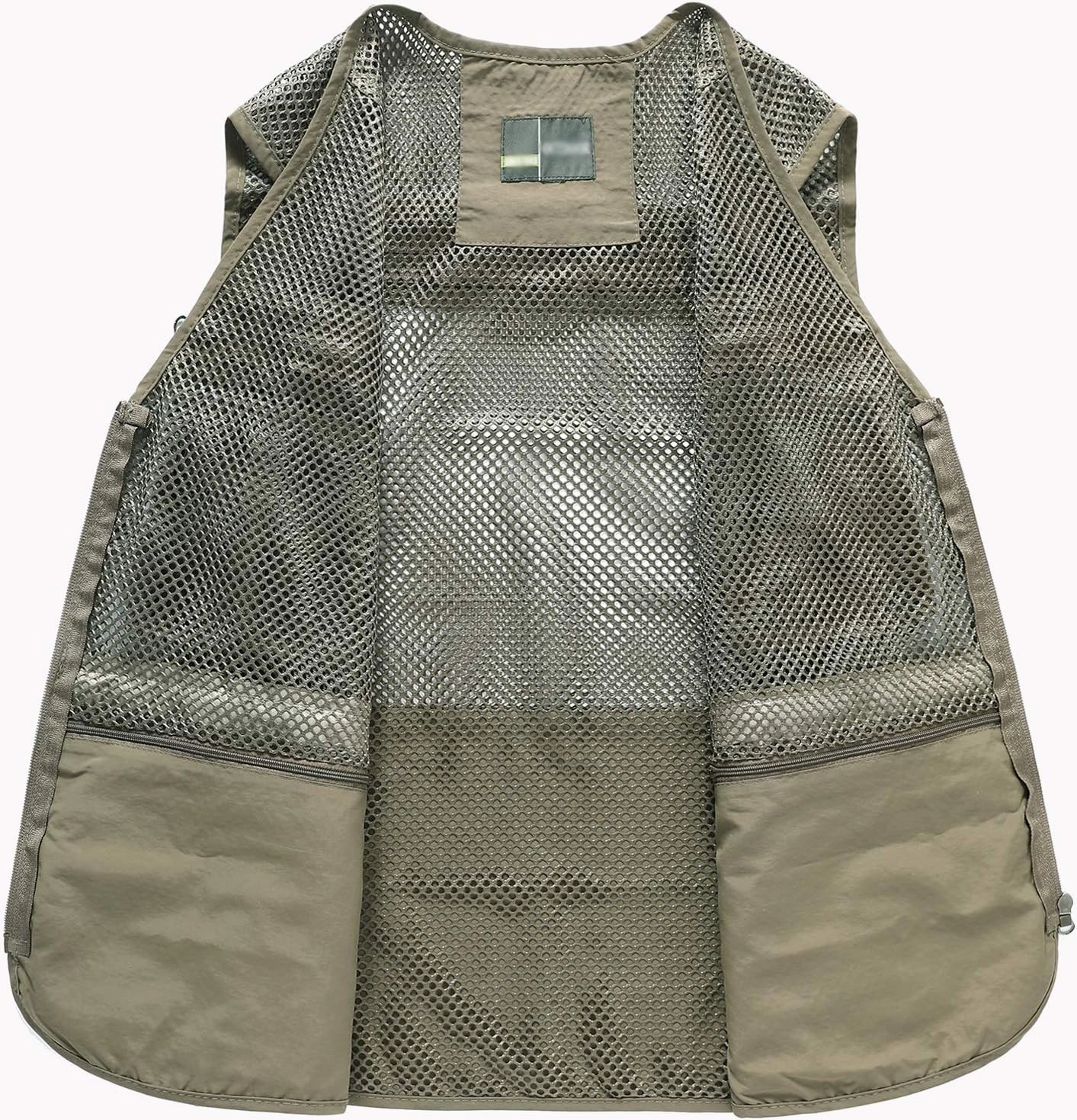 Spanye Mens Fishing Hunting Vest Outdoor Travel Utility Vest Tactical Work Jacket Multi Pocket