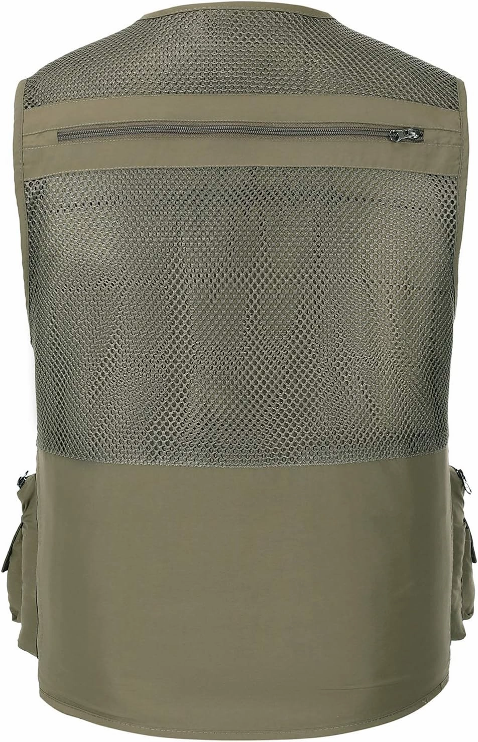 Spanye Mens Fishing Hunting Vest Outdoor Travel Utility Vest Tactical Work Jacket Multi Pocket