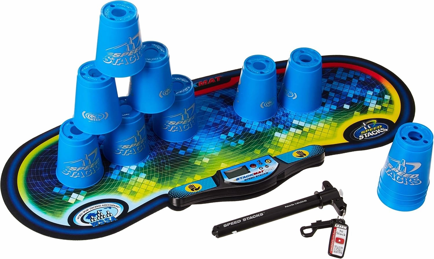 Speed Stacks Competitor - Cool Blue w/ Voxel Glow Mat