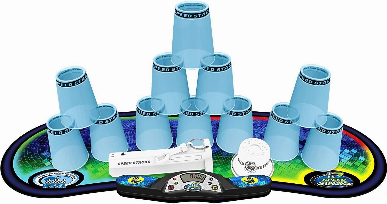 Speed Stacks Competitor - Pro Series 2X Blue Ice w/Voxel Glow Mat