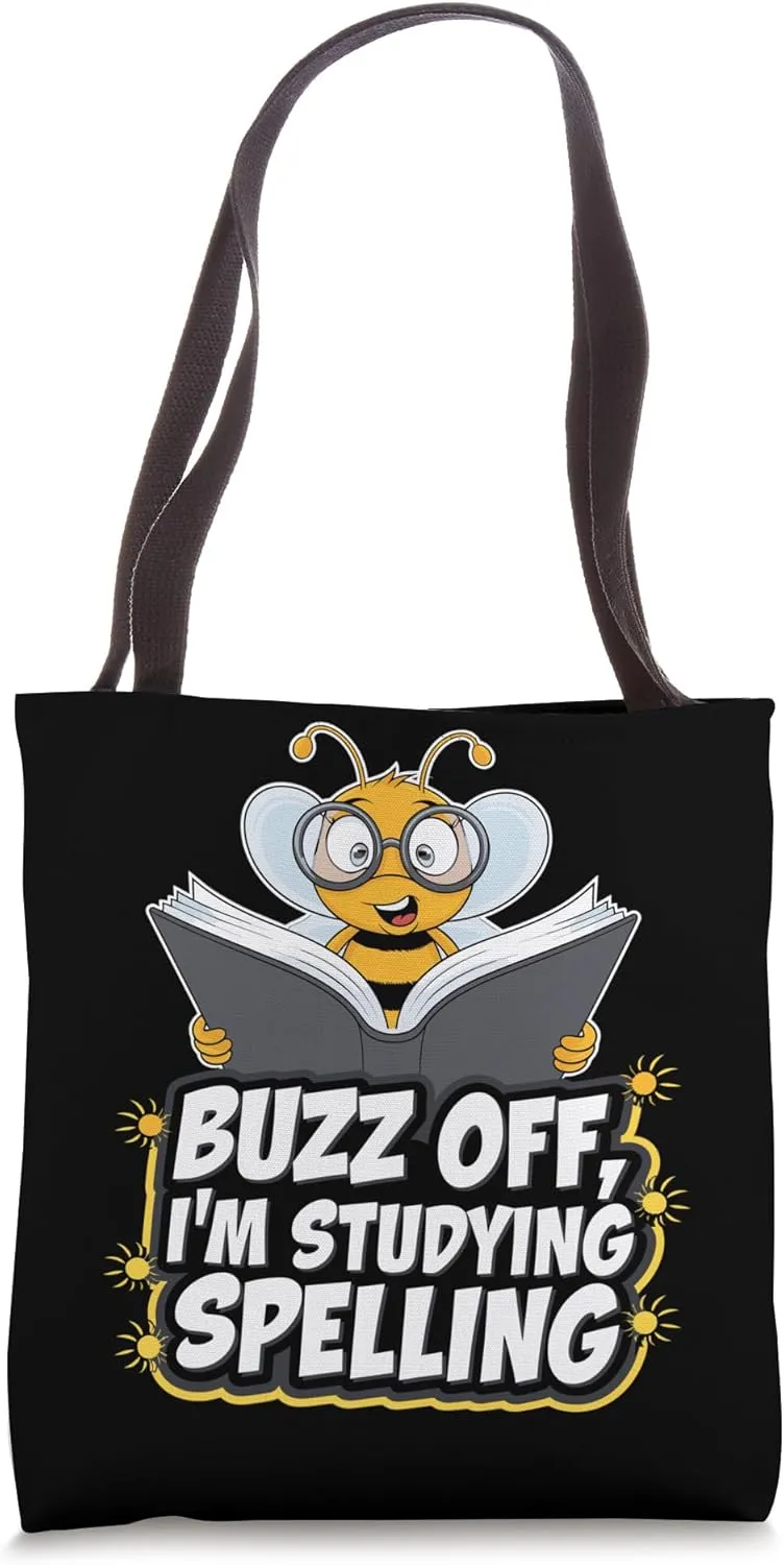 Spelling Bee Champion Word Competition Academic Contest Tote Bag