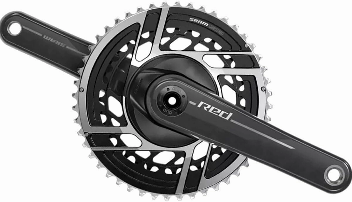 SRAM RED Crankset - 160mm, 2X 12-Speed, 48/35t, 8-Bolt Direct Mount, Dub Spindle Interface, Natural Carbon, E1