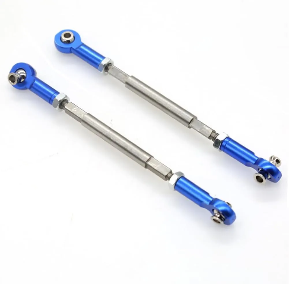 Stainless Steel Adjustable Front Steering Pull Rod Linkage RC Parts for TRAXXAS 1/7 Unlimited Desert Racer UDR RC Car