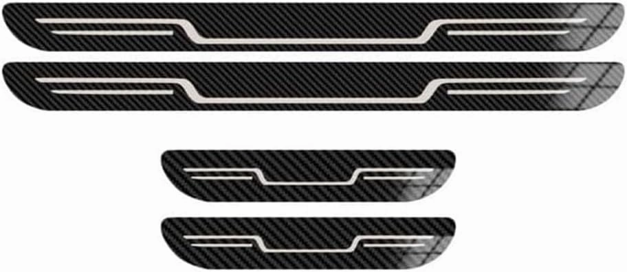Stainless Steel Car Door Sill Protector Strips for Mazda 2 Biante BT50 CX5 CX8 CX9 CX30 Demio MX5, Kick Plates Anti-Scuff Protectors Step Entry Guard Welcome Pedal Protect