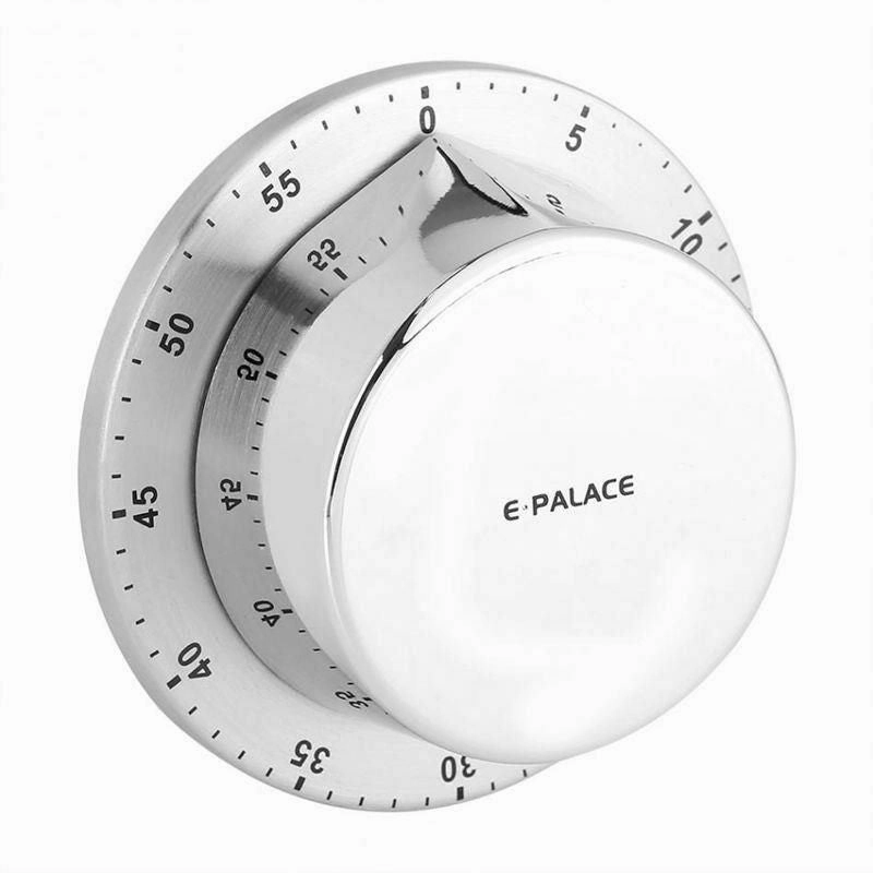 Stainless Steel Kitchen Timer With Magnetic Base Manual