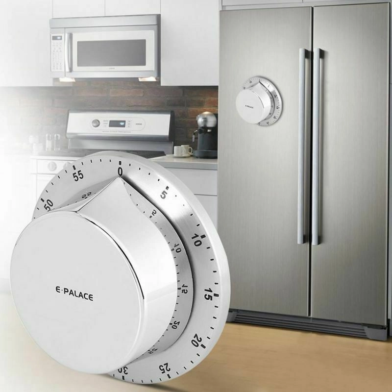 Stainless Steel Kitchen Timer With Magnetic Base Manual