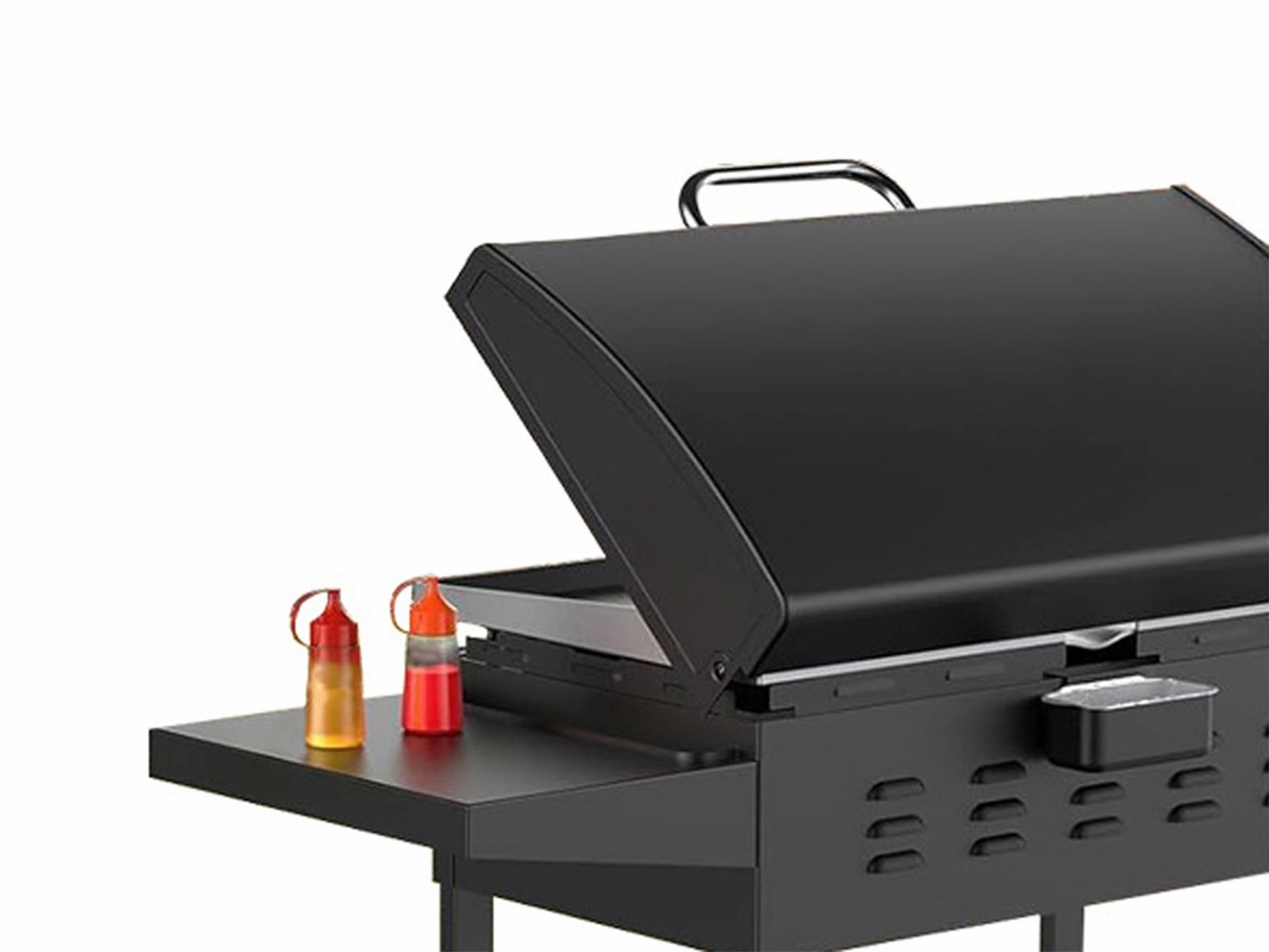 Stainless Steel Magnetic Wind Guard for BBQ Grill