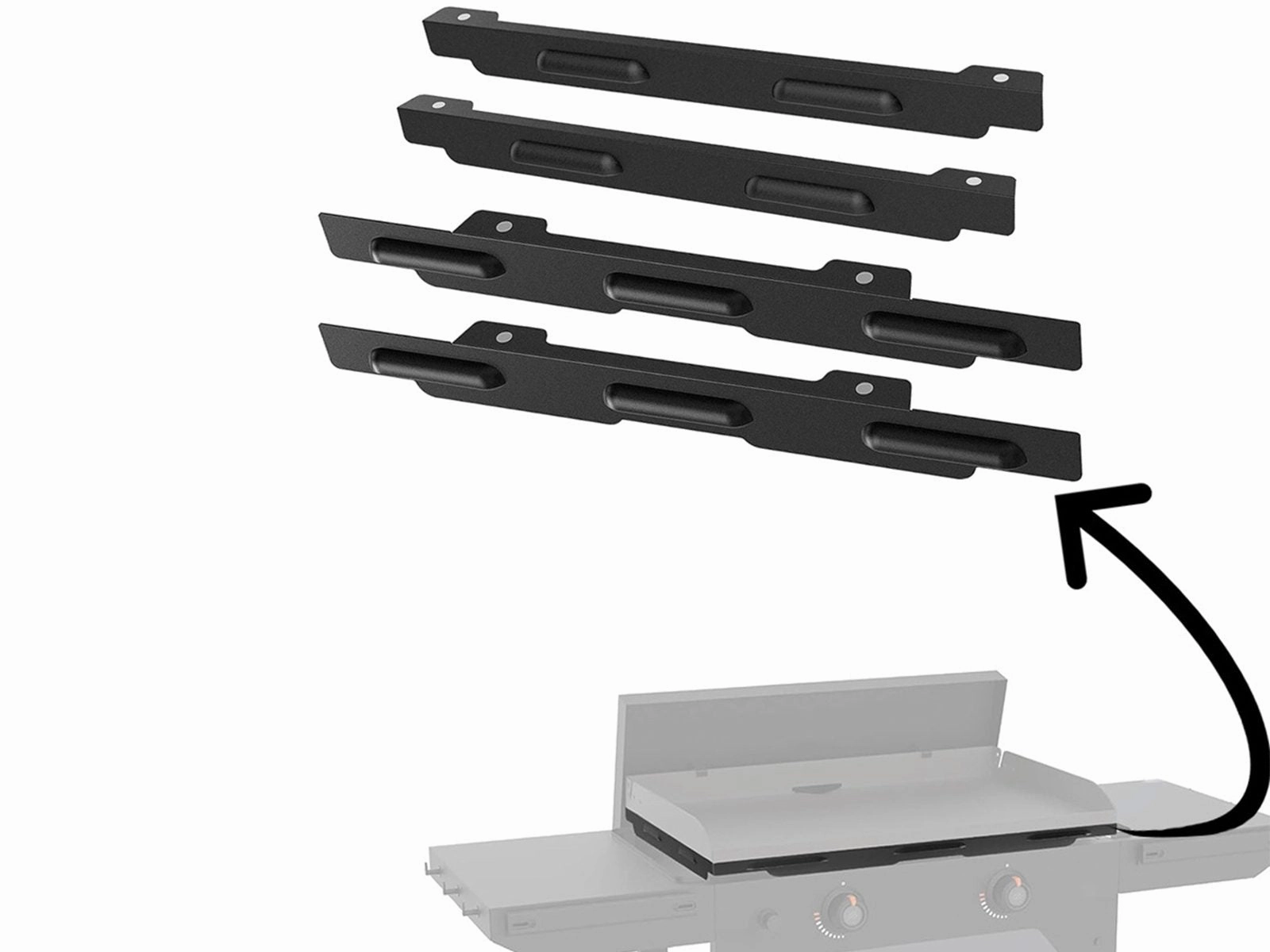 Stainless Steel Magnetic Wind Guard for BBQ Grill