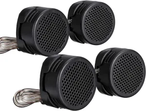 Stark Industries High Performance 500 Watt Max Power Neodymium Silk Dome Tweeters - 2 Pairs Super High Frequency Mini Car Audio