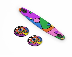 SteelSeries Arctis Nova Booster Pack — Limited Edition Artist Collaboration — Roma Bib — Gaming Headset Accessory — Nylon Headband — Customize with Unique Speaker Plates