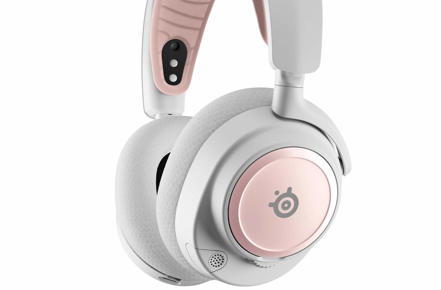 SteelSeries Nova Booster Pack -Gaming Headset Accessory - Nylon Headband - Customize with Unique Speaker Plates - Rose Quartz
