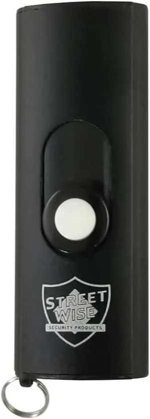 Streetwise Mini Keychain Stun Gun 22,000,000 Volts (Small Size, BIG Power) BLACK