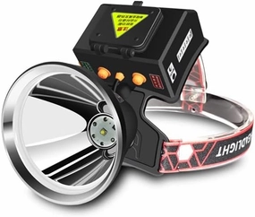 Strong Light Rechargeable Induction Headlight Outdoor Long-Range Head-Mounted Waterproof Night Fishing Light