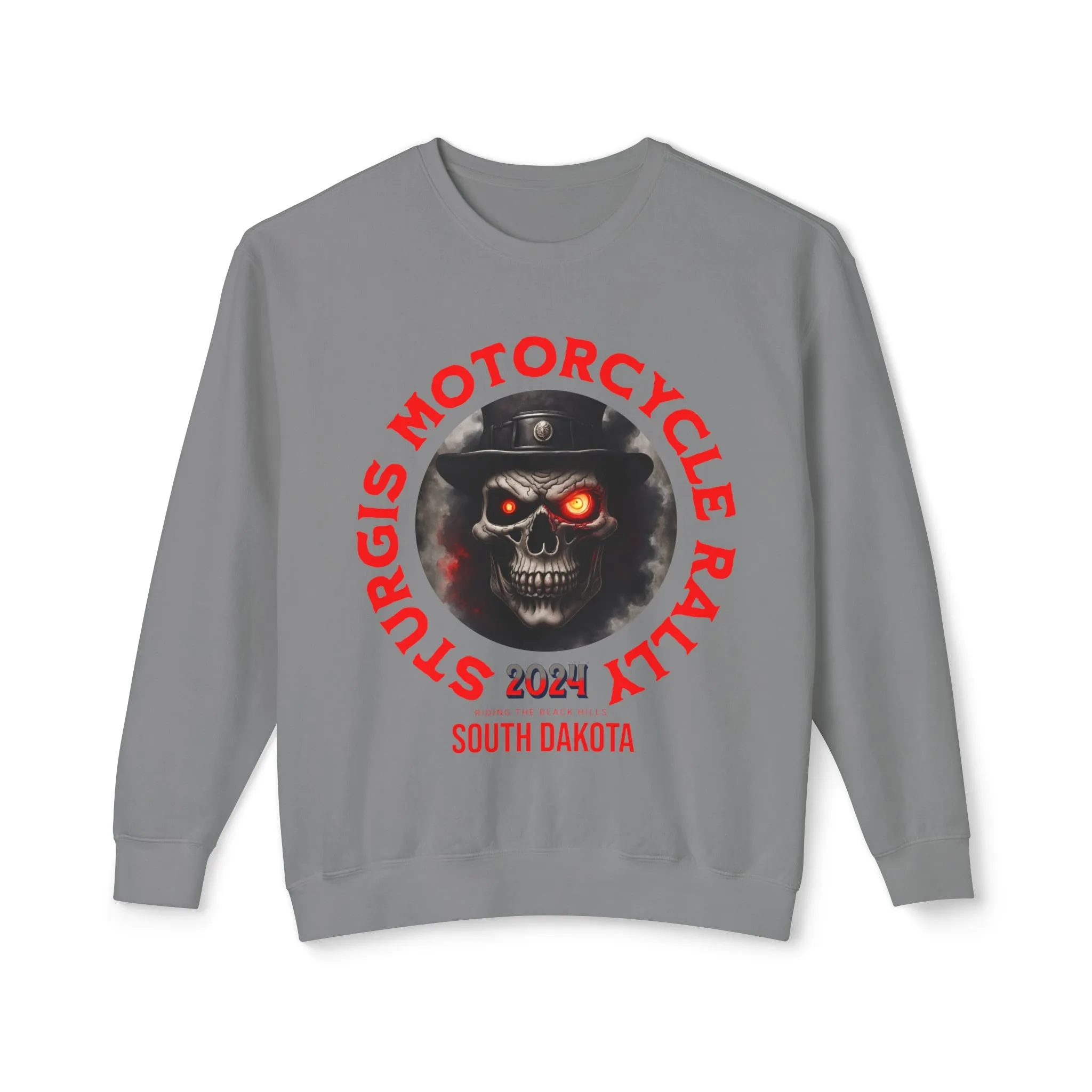 Sturgis 2024 Unisex Lightweight Crewneck Sweatshirt