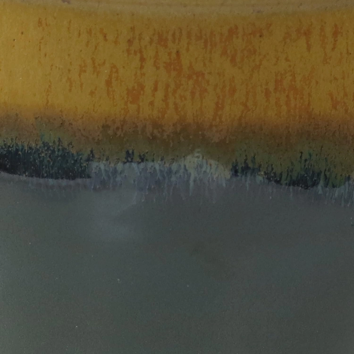 Sunnydaze 14.5" Large Ceramic Plant Pot - Round Outdoor Glazed Ceramic Planter Pot with Drainage - Forest Lake Green - Chalet