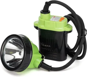 Superbright Safety Mining Light, KL5LM LED Mining Headlamp Hard Hat Professional Explosion Proof Mining Cap Head Torch Waterproof Headlight