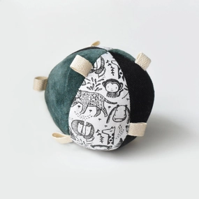 Taggy Ball with Rattle - Wild