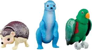 Takara Tomy Ania Adventure Continent Ania Kingdom Otter Village Animal Set (White Pearl Ver.)