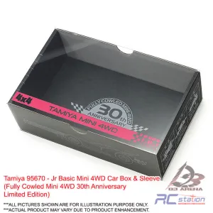 Tamiya #95670 - Jr Basic Mini 4WD Car Box & Sleeve (Fully Cowled Mini 4WD 30th Anniversary Limited Edition)