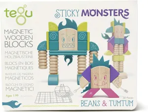 Tegu Beans & Tumtum Magnetic Wooden Block Set