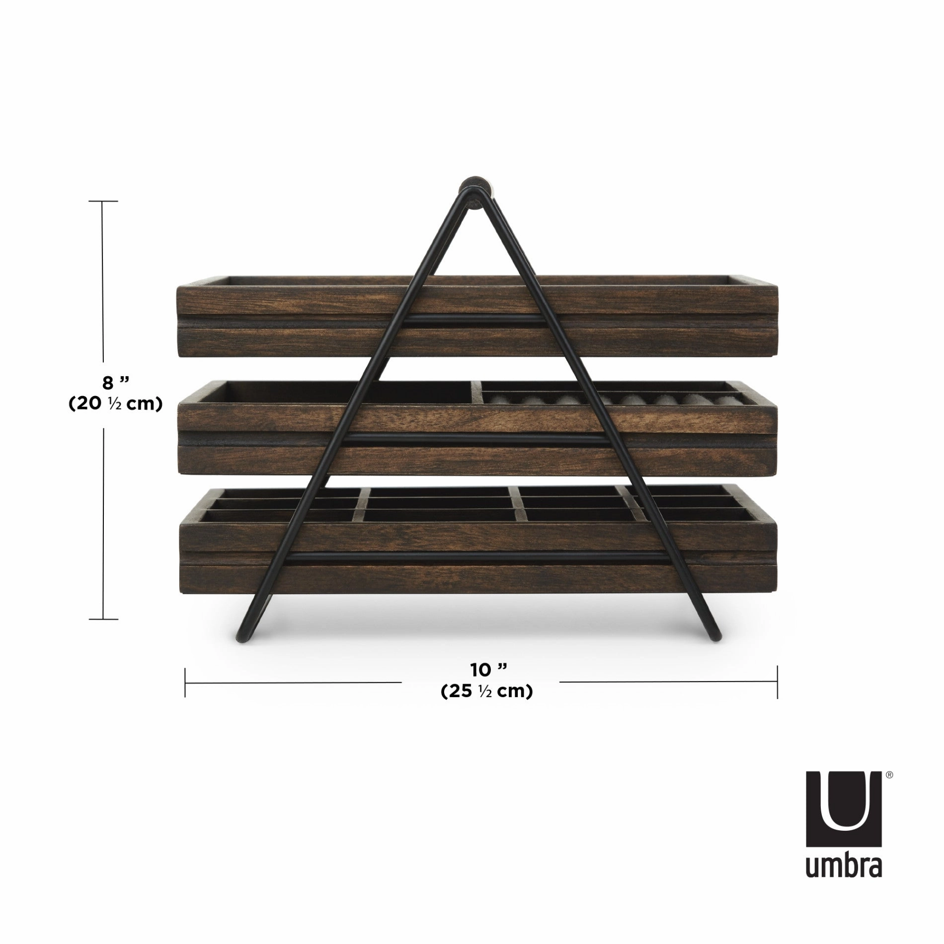 Terrace 3-Tier Jewelry Tray