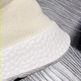 Textured White Sneakers - Eco-Friendly, Lightweight, Breathable