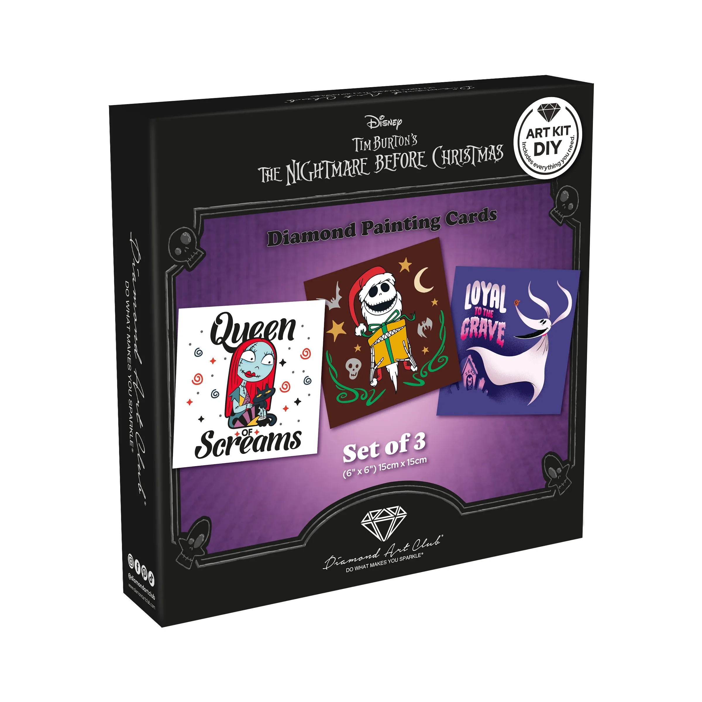 The Nightmare Before Christmas™ DIY Cards (Set of 3)