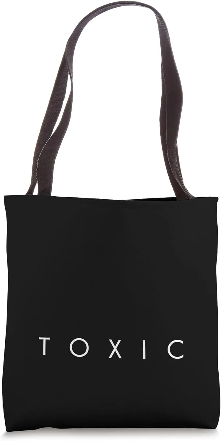 The word Toxic | A stylish design that says Toxic Tote Bag