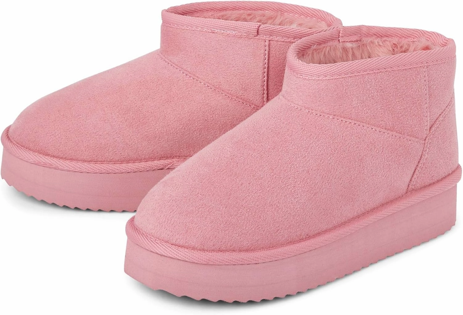 The Children's Place Girls' Mini Ankle Platform Boot, Faux-Fur Lined