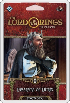 The Lord of the Rings The Card Game Dwarves of Durin STARTER DECK - Cooperative Adventure Game, Strategy Game, Ages 14 , 1-4 Players, 30-120 Min Playtime, Made by Fantasy Flight Games