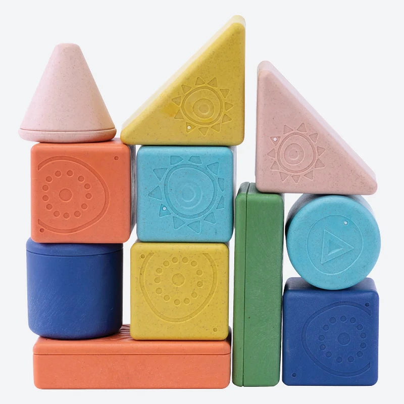 Tiger Tribe | Rattle & Stack Bio Blocks - Starter Pack 11pc