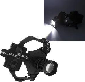 Topyond Rechargeable LED Headlamp,90° Adjustable Lamp Holder,5 Modes,Flexible and Adjustable,Compact and Portable Headlight for Fishing,Camping,Cycling