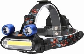 Totority Led Headlamp Magnet USB Rechargeable Cob Torch for Camping Hiking Night Ergonomic Design Compact Lightweight for Outdoor Activities