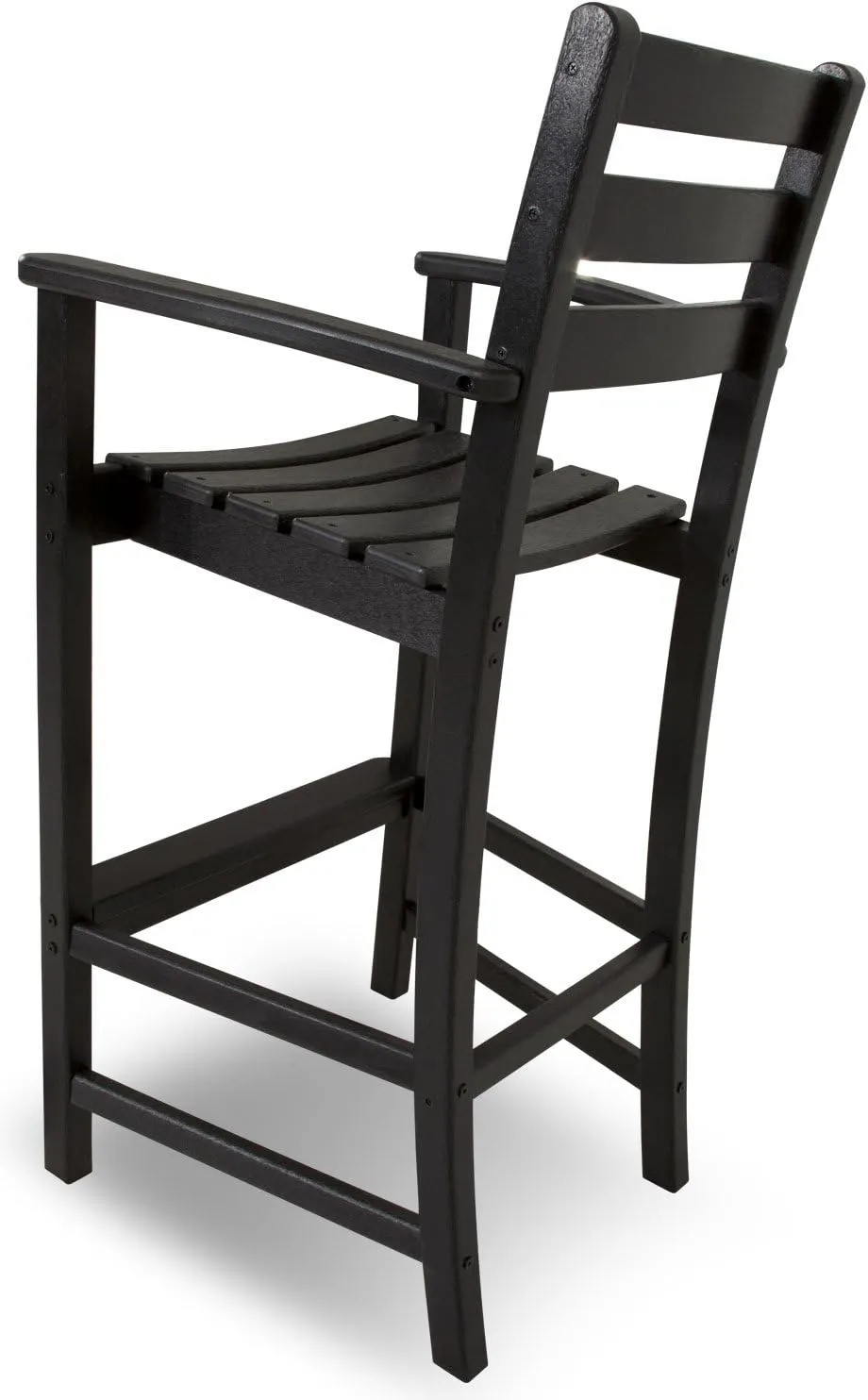 Trex Outdoor Furniture TXS119-1-CB Monterey Bay 5-Piece Bar Set, Charcoal Black