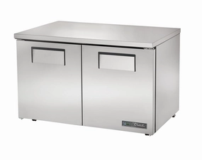 True TUC-48-LP-HC Undercounted Low Profile Solid Door Refrigerator with Hydrocarbon Refrigerant, 31.875" Height, 30.125" Width, 48.375" Length