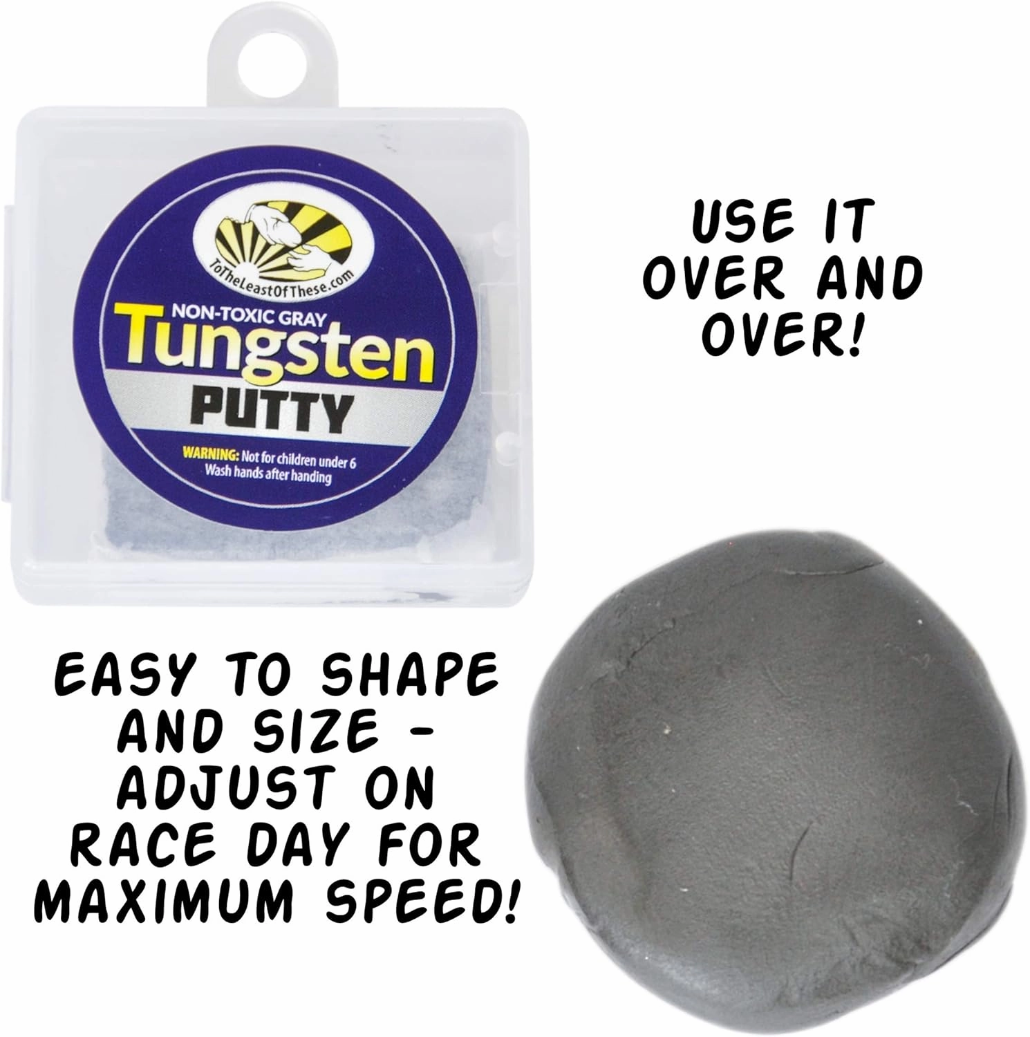 Tungsten Putty Pinewood Car Weight - Tungsten Putty, Nail Your Derby Car's Target Weight on Race Day for The Win or Hook a Monster Fly Fishing with That Perfect Presentation