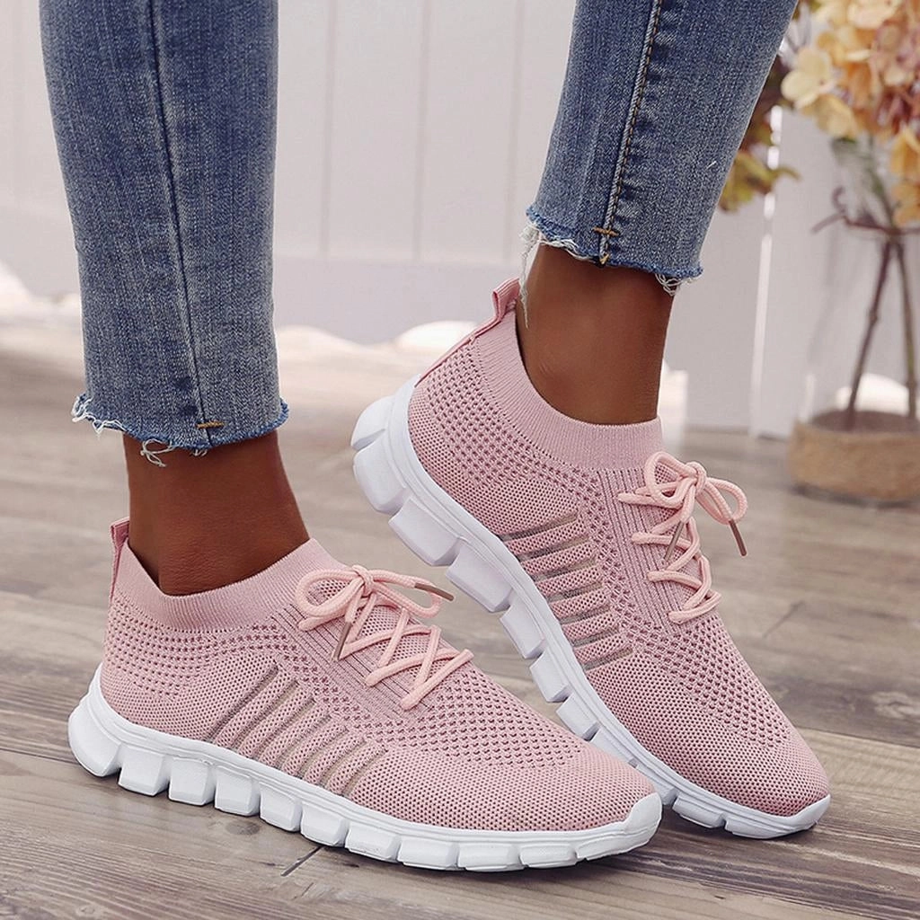 Turquoise Women's Breathable Mesh Sneakers - Lightweight Running Shoes
