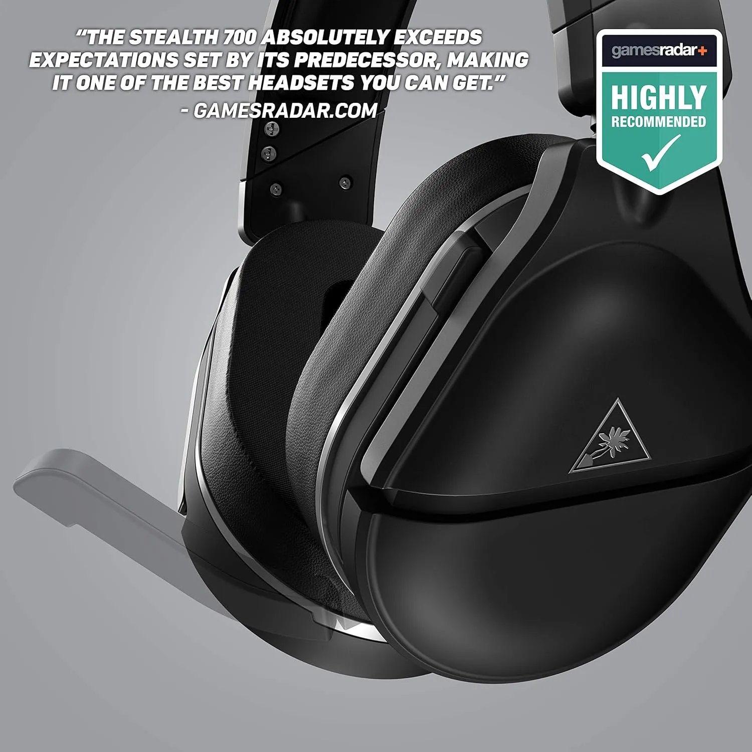 Turtle Beach Stealth 700 Gen 2 Wireless Gaming Headset for PS5, PS4, PS4 Pro, PlayStation & Nintendo Switch Featuring Bluetooth, 50mm Speakers, 3D Audio Compatibility, and 20-Hour Battery - Black