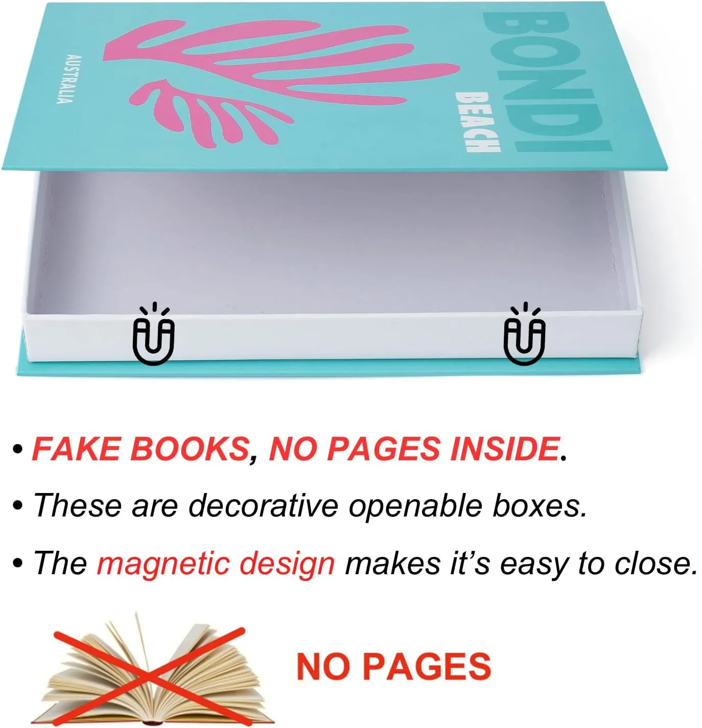 TwoDays Preppy Room Decor Aesthetic, Decorative Books, Coffee Table Books Decor, Faux for Decoration, Bookshelf Fake Stuff, Things. (Set of 3)