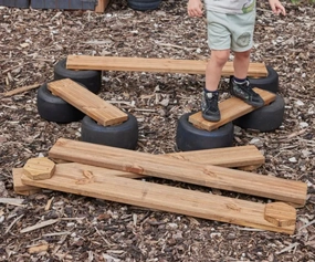 Tyre Walking Planks - Set of 6