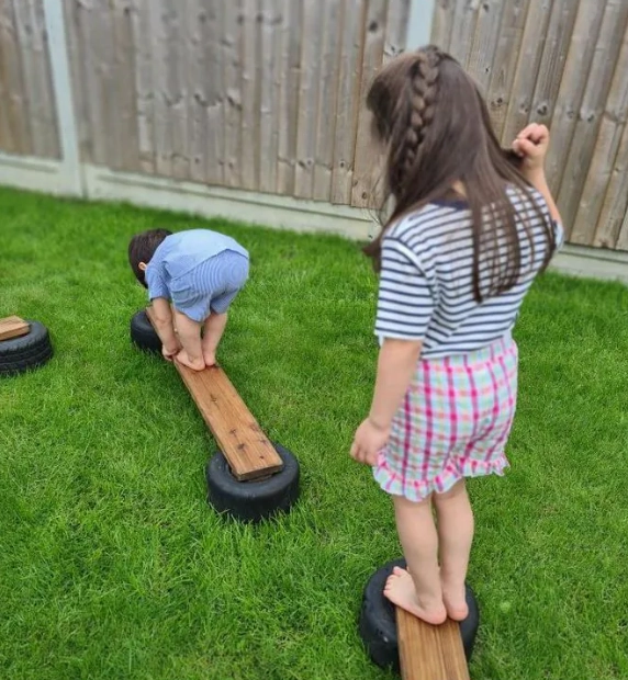 Tyre Walking Planks - Set of 6